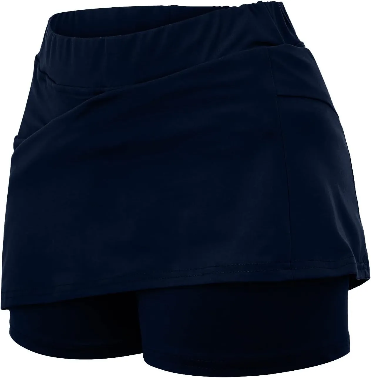 Athletic Skorts for Woman Elastic Tennis Yoga Shorts Hight Waist Solid/Gradient Skirts Tummy Control Skinny Joggers