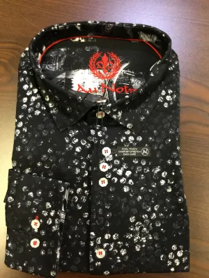 Au Noir JAVA Dress Shirt Black