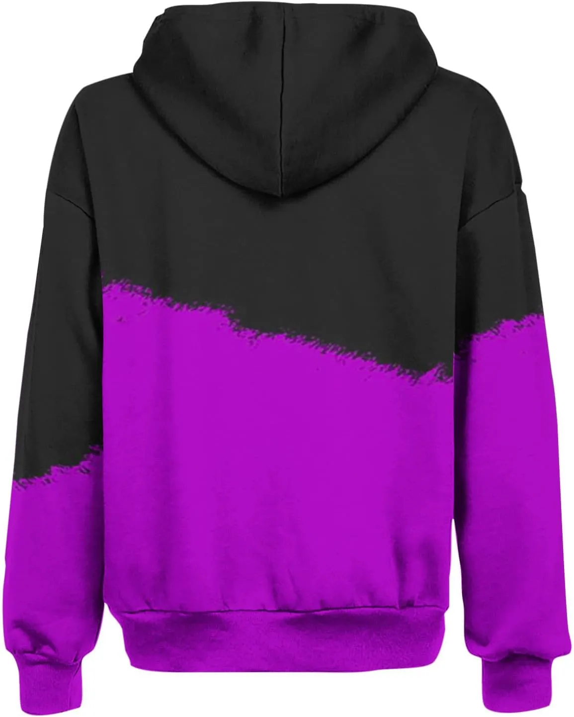 Bidobibo Womens Zip Up Sweatshirt Jacket Long Sleeve Track Jackets with Pockets Patchwork Hoodies Fleece Jacket for Women