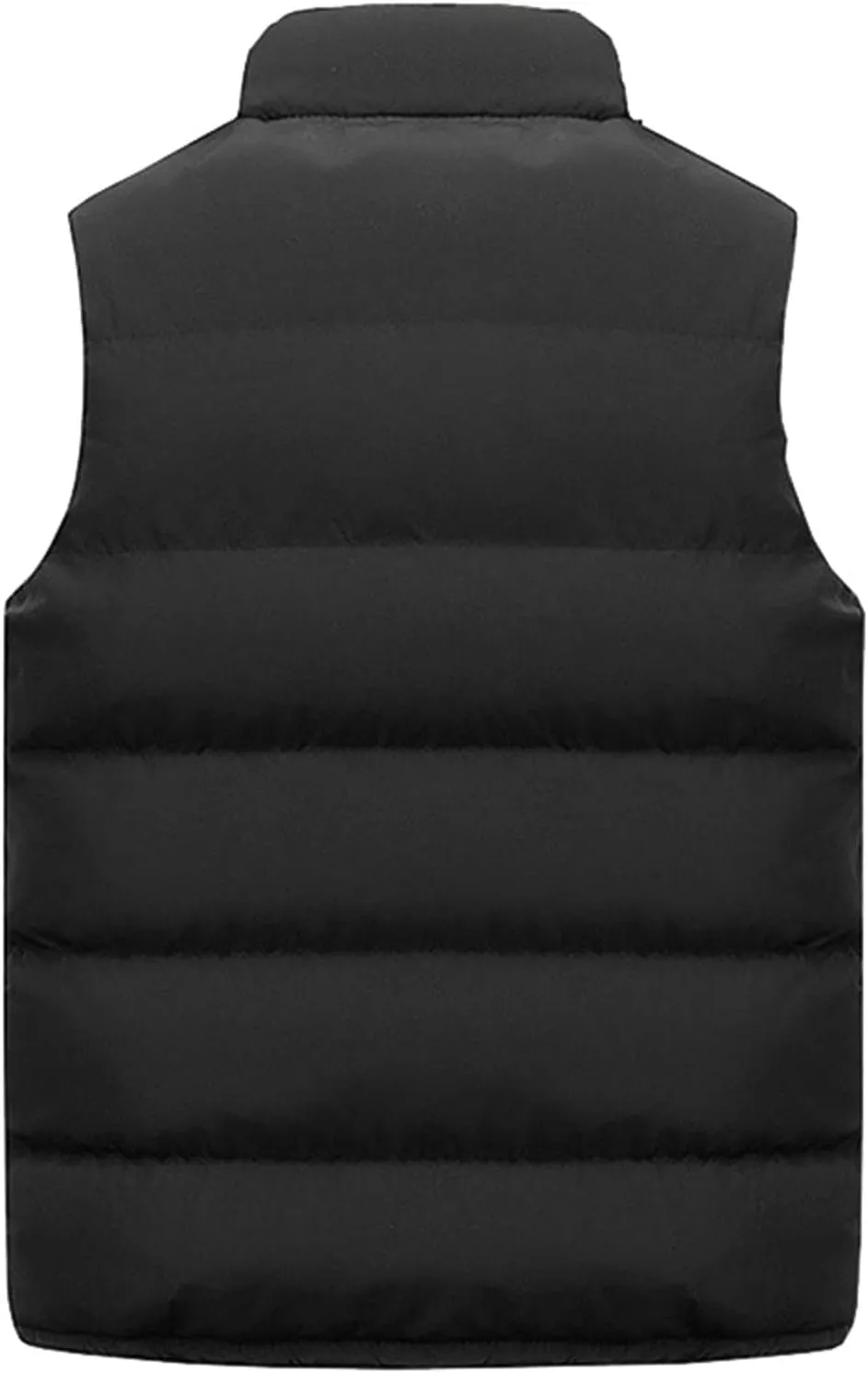 BIFUTON Men's Vest Casual Sleeveless Puffer Vest Puffy Down Jacket Sports Running Vest Travel Winter Coat Windbreaker Outwear
