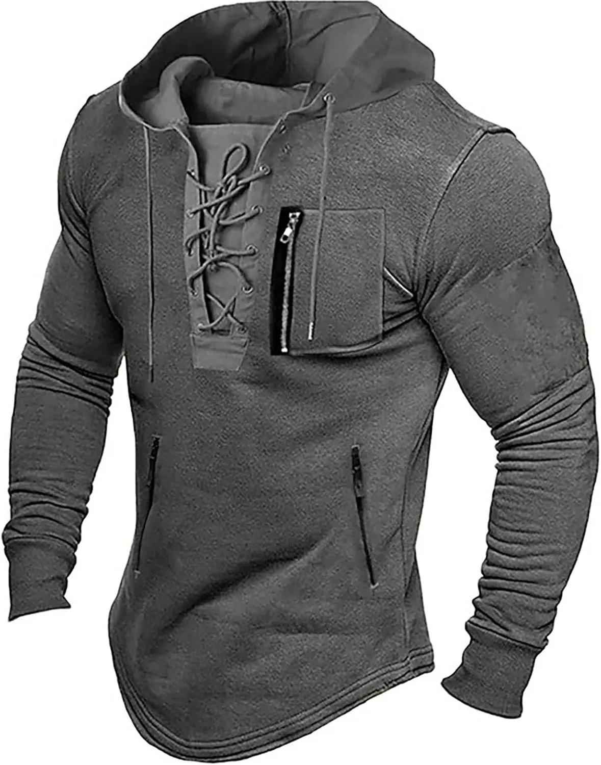Black Hoodies Sleeved Hoodie Hooded Sweatshirt Tops Outdoor Sweatshirt Shirt Black Hoodies Woman Black Zip Up Hoodie