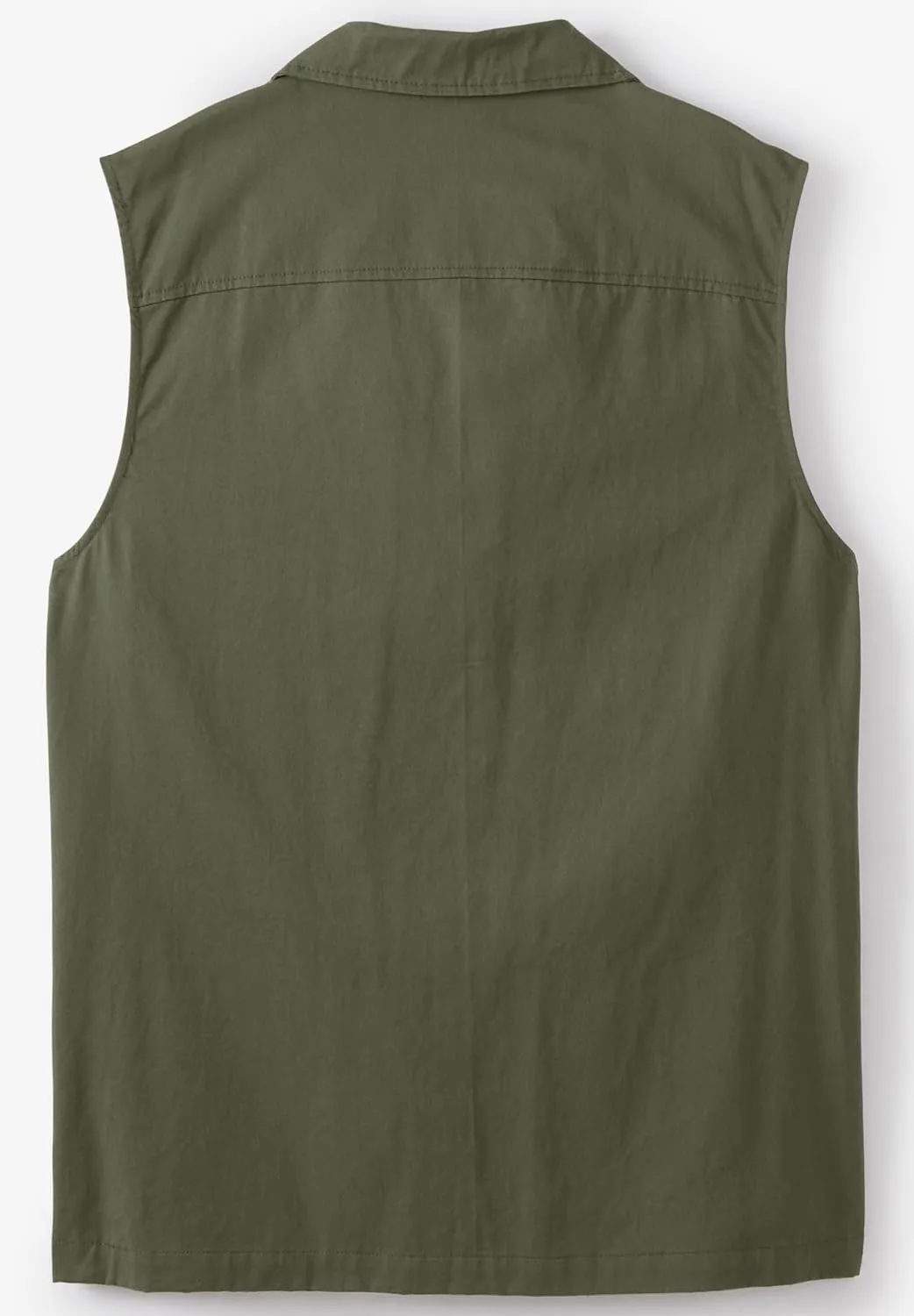 Boulder Creek by KingSize Men's Big & Tall 9 Pocket Twill Utility Vest