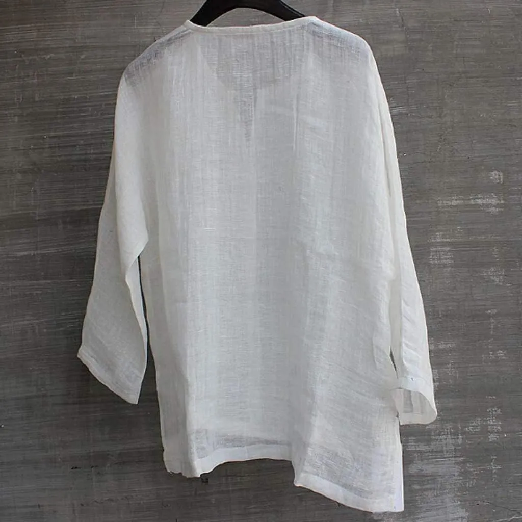 Button Down Shirt Men Casual T Color Casual Shirt Blouse Solid Loose Mens Sleeve Striped Dress Shirt for Men