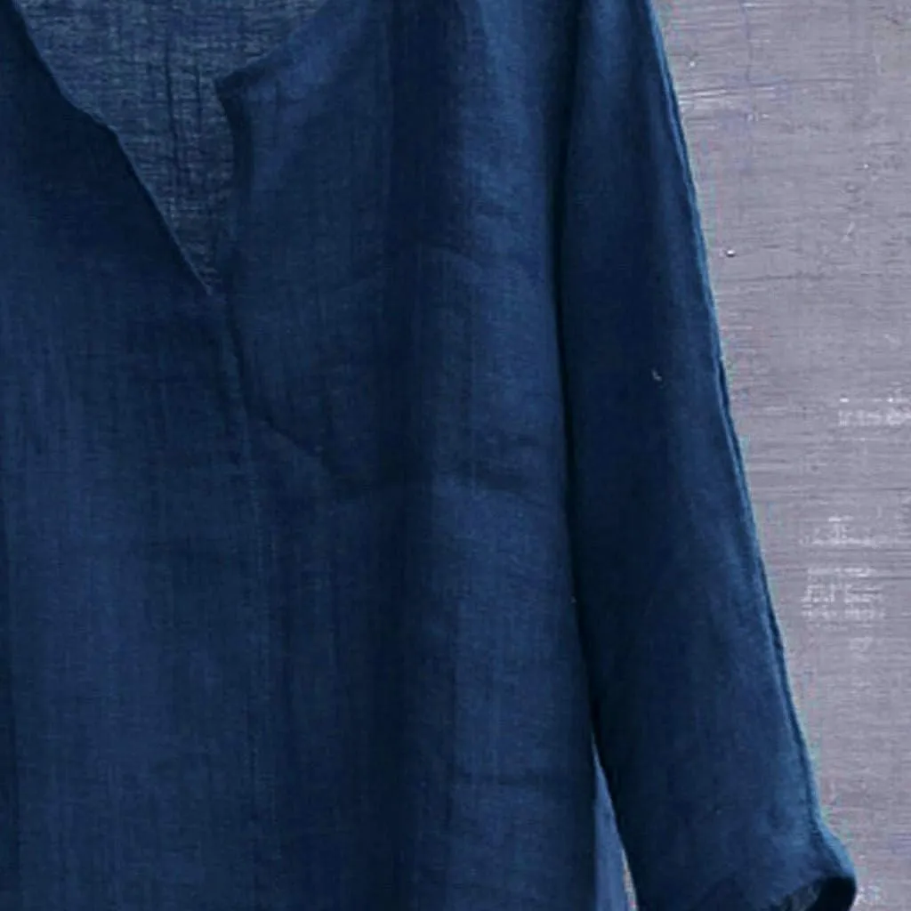 Button Down Shirt Men Casual T Color Casual Shirt Blouse Solid Loose Mens Sleeve Striped Dress Shirt for Men