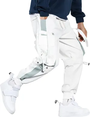 Cargo Pants for Men Work Drawstring Sports Trousers Joggers for Men Sports Active Joggers for Men Elastic Waist Mens
