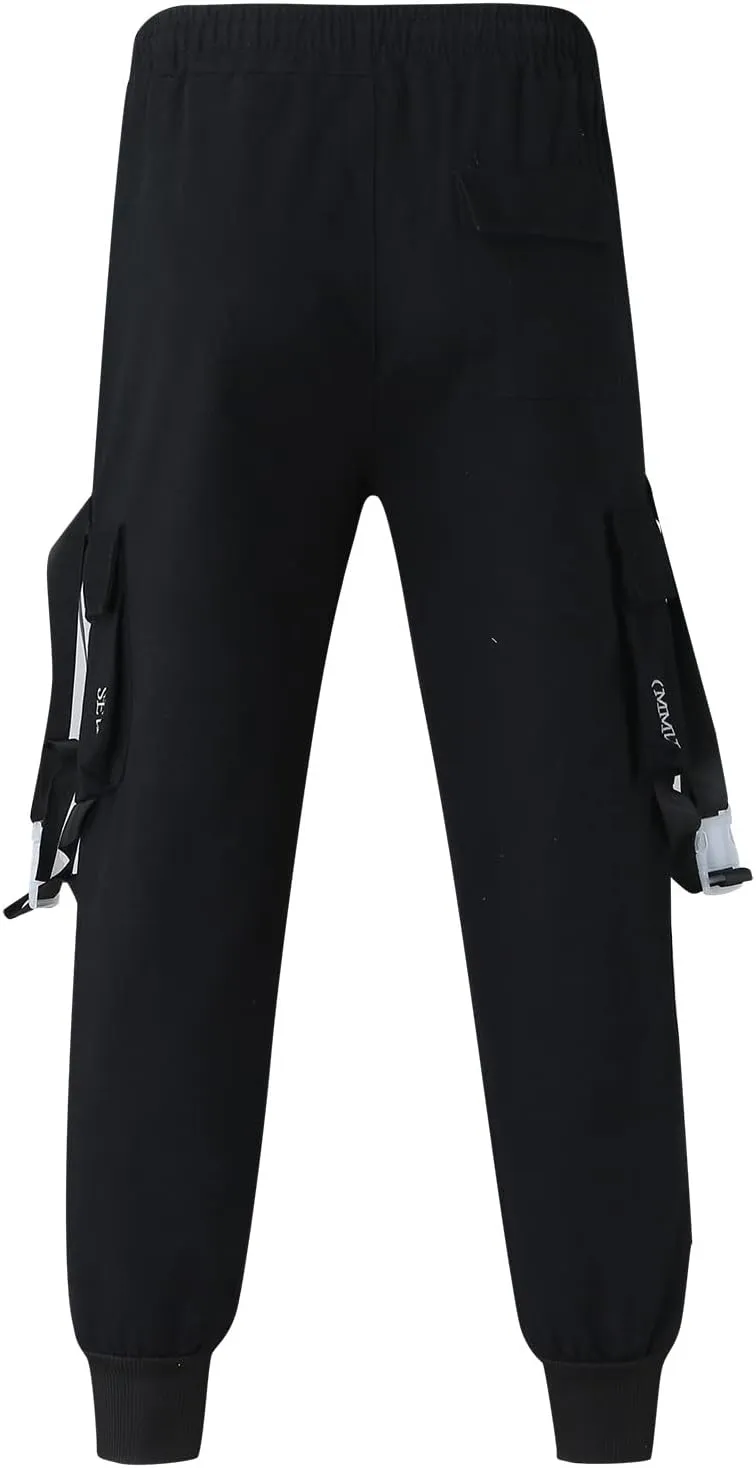 Cargo Pants for Men Work Drawstring Sports Trousers Joggers for Men Sports Active Joggers for Men Elastic Waist Mens
