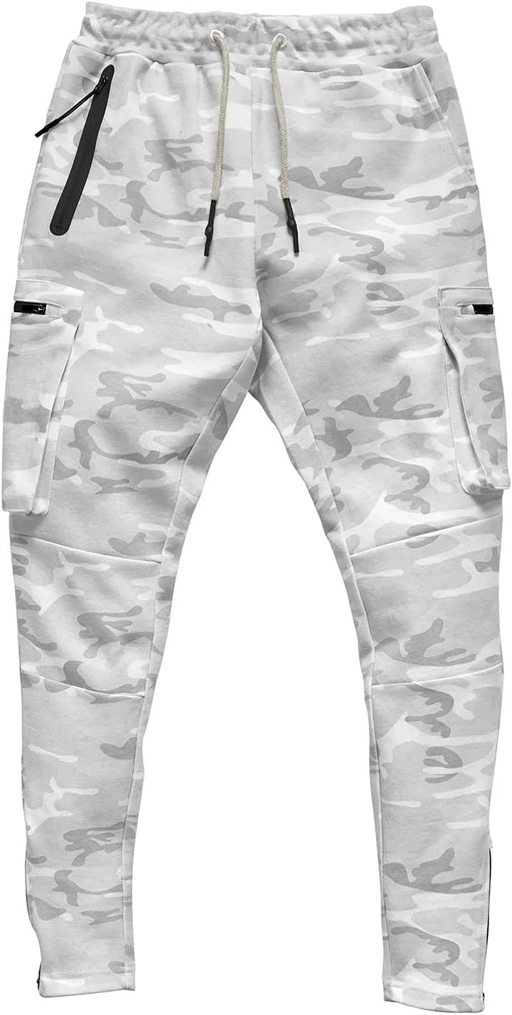 Cargo Sweatpants for Men Mens Lounge Pants Elastic Waist Jogger Sports Pants Drawstring Sports Trousers Men's Casual