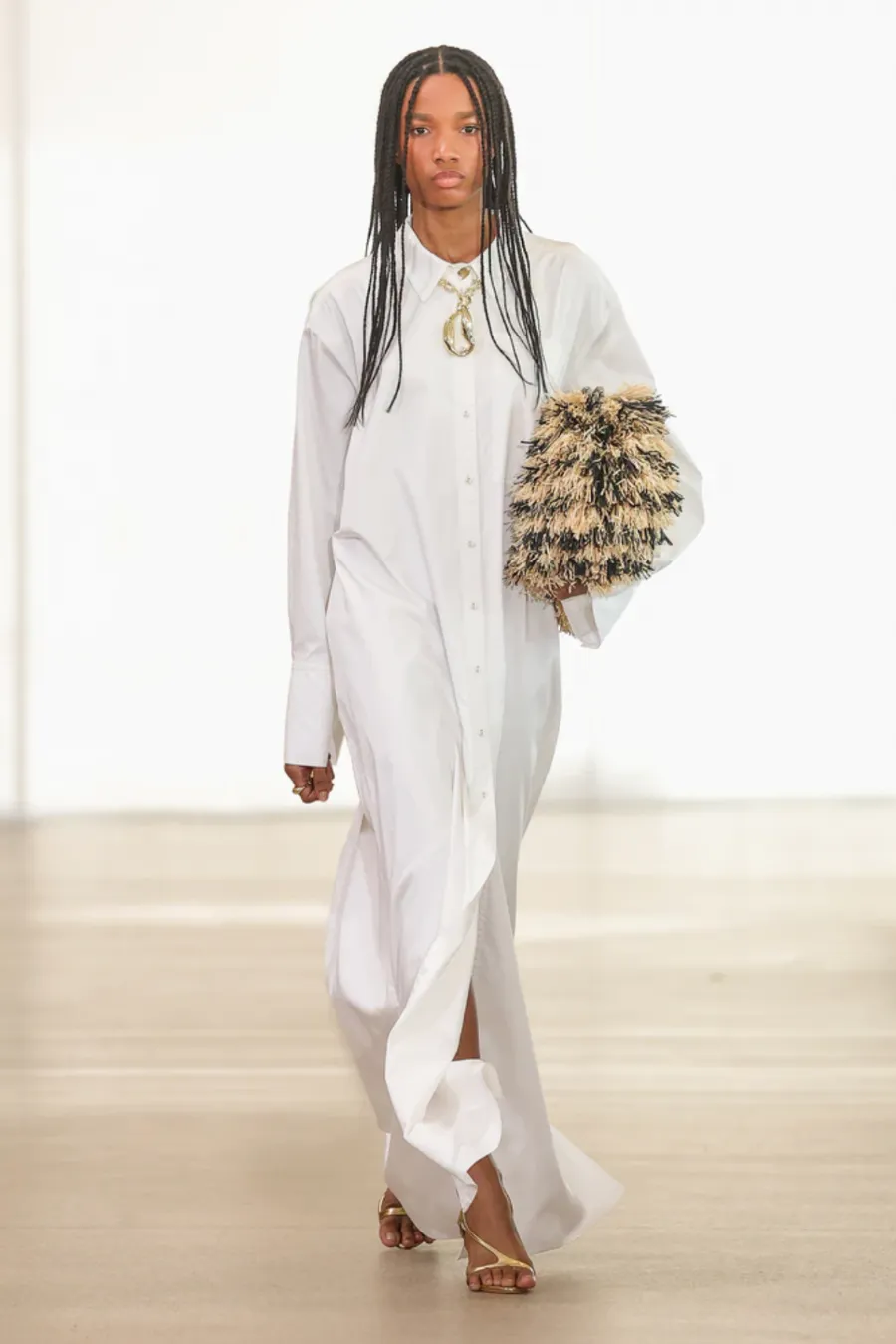 Coexistence Oversized Kaftan Ivory