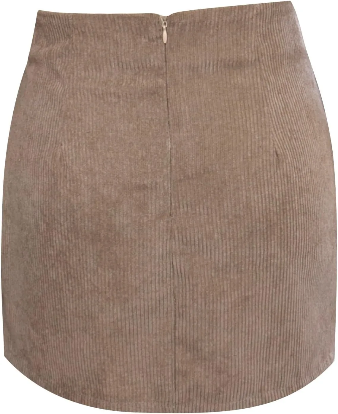 Corduroy Skirt Women Comfy High Waist Mini Pencil Skirt Casual Fall Winter A Line Mini Skirts with Back Zipper