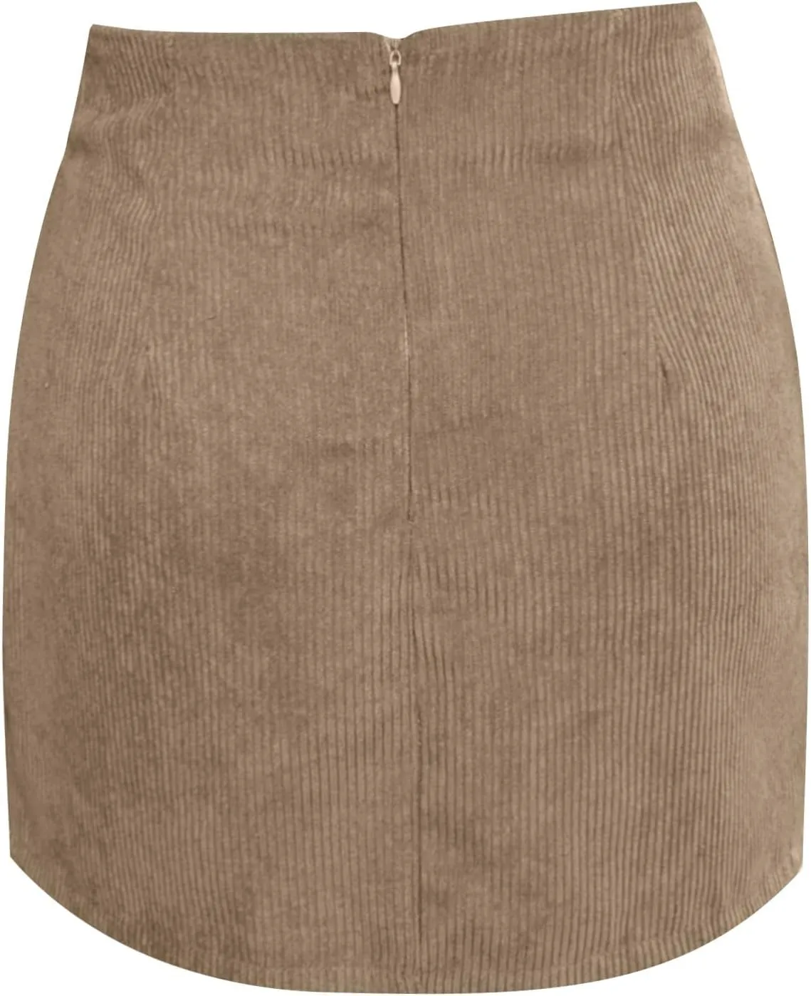 Corduroy Skirt Women Comfy High Waist Mini Pencil Skirt Casual Fall Winter A Line Mini Skirts with Back Zipper