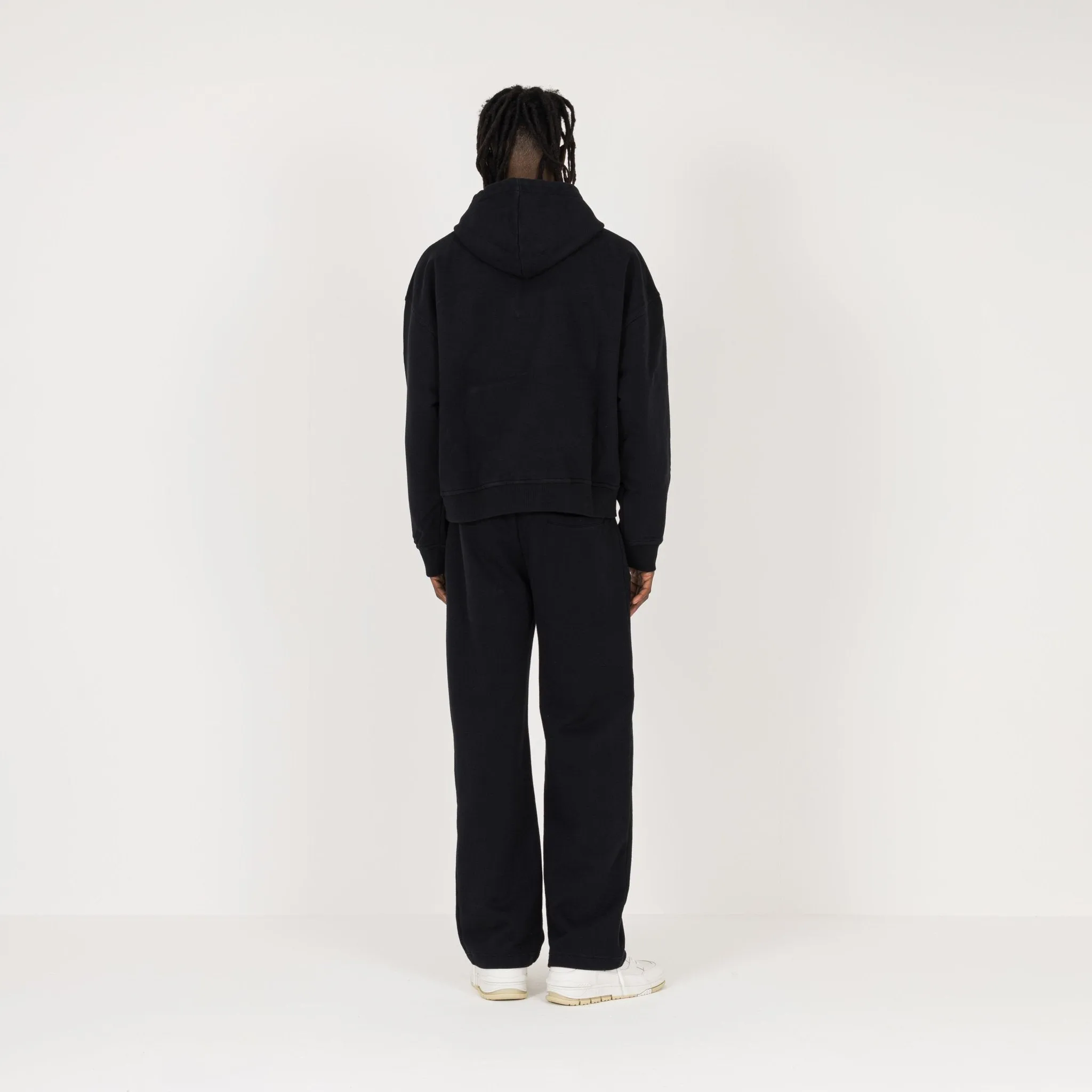 Cropped Hoodie - Black