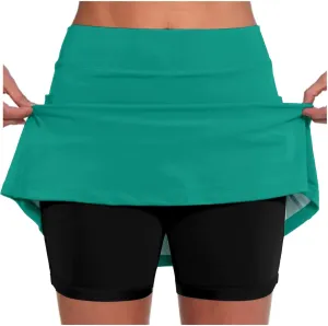 Cute Skirt Athletic High Waisted Workout Running Tennis Golf Skirts Casual Lightweight Built-in Summer Yoga Skorts