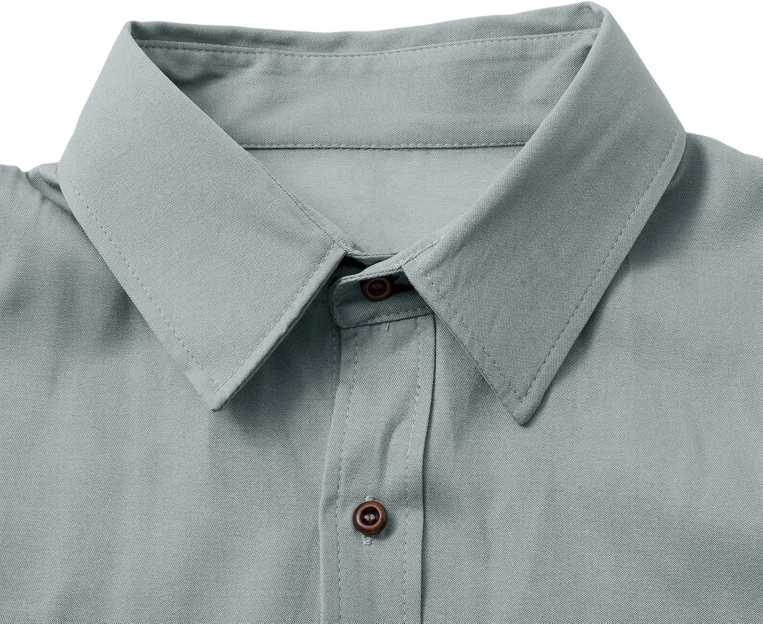 Denim Button Down Shirt Men Long Sleeve T-Shirts with Pockets Classic Fit Work Tops Vintage Western Cowboy Clothes