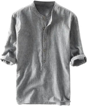 Dress Shirts for Men Short Sleeve Fashion Summer Tops Button Down Casual Cotton Linen Dress Vacation Shirts Blouses