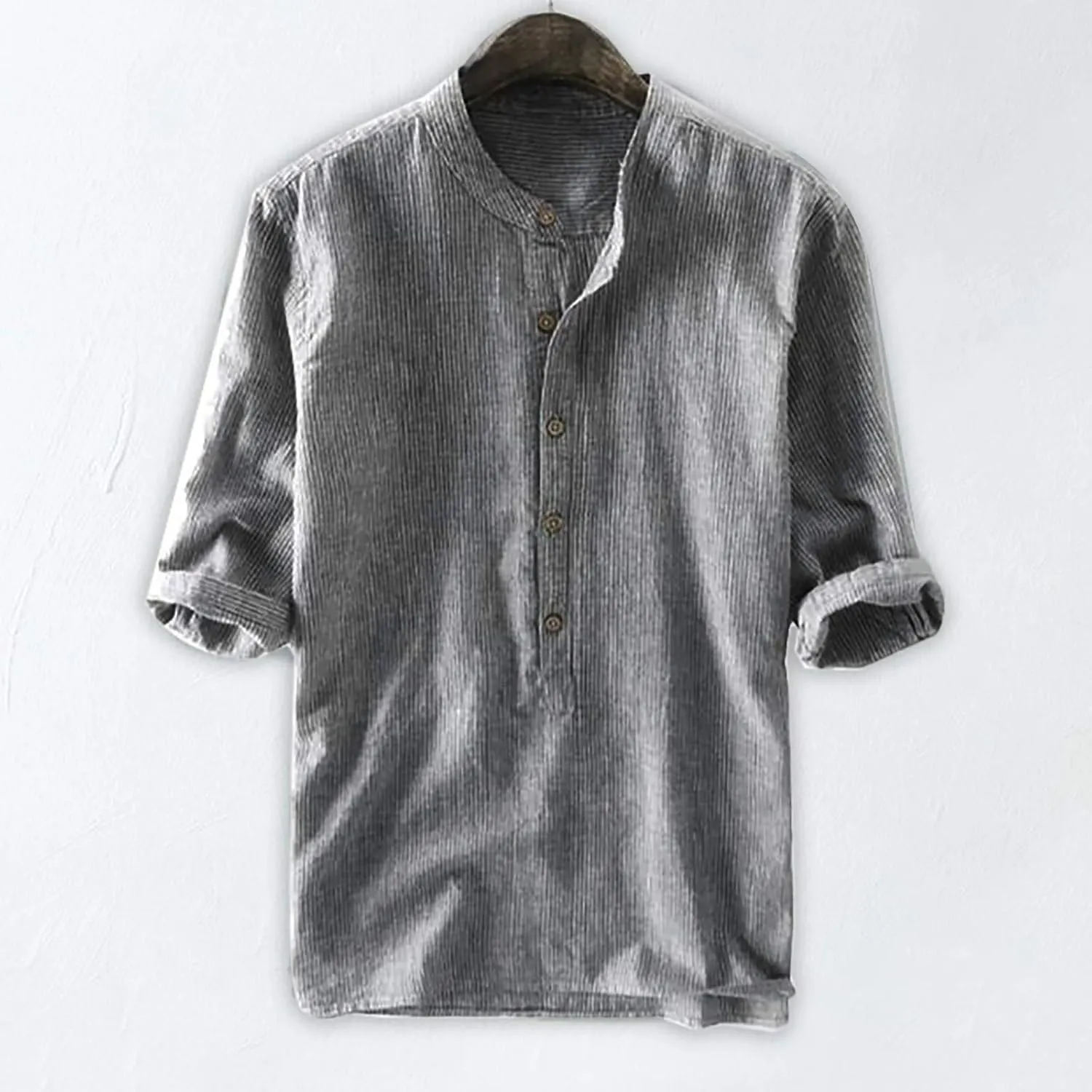 Dress Shirts for Men Short Sleeve Fashion Summer Tops Button Down Casual Cotton Linen Dress Vacation Shirts Blouses
