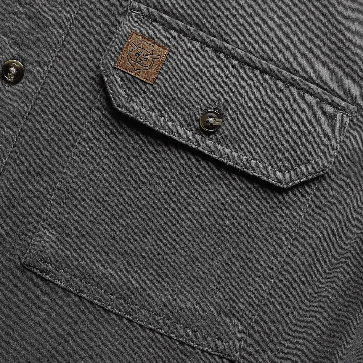 DubinikMens Short Sleeve Button Down Shirts Denim Short Sleeve Shirt Men Two Pocket Western Soft Work Casual Denim Shirt