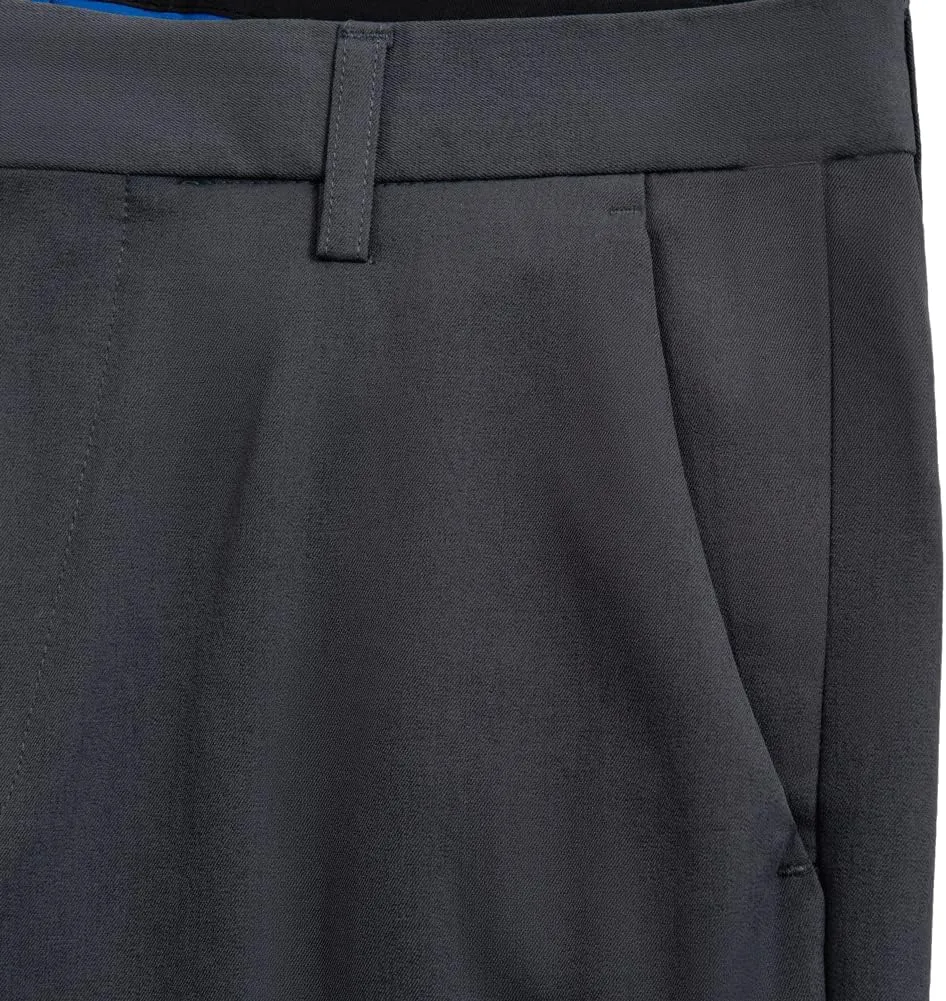 ESSYSHE Men??s Cropped Slim Fit Dress Pants Tapered Ankle Dress Pants Suit Pants