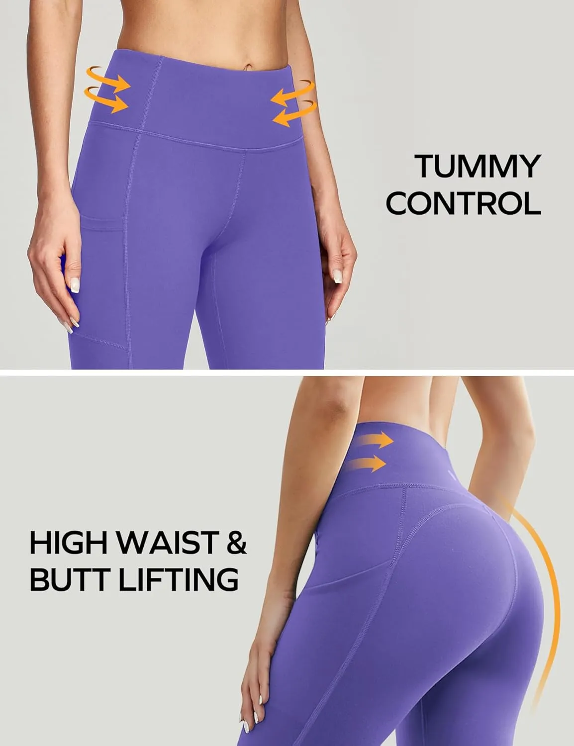 Ewedoos Women's Yoga Pants with Pockets Leggings for Women Tummy Control Workout Leggings for Women Compression Leggings