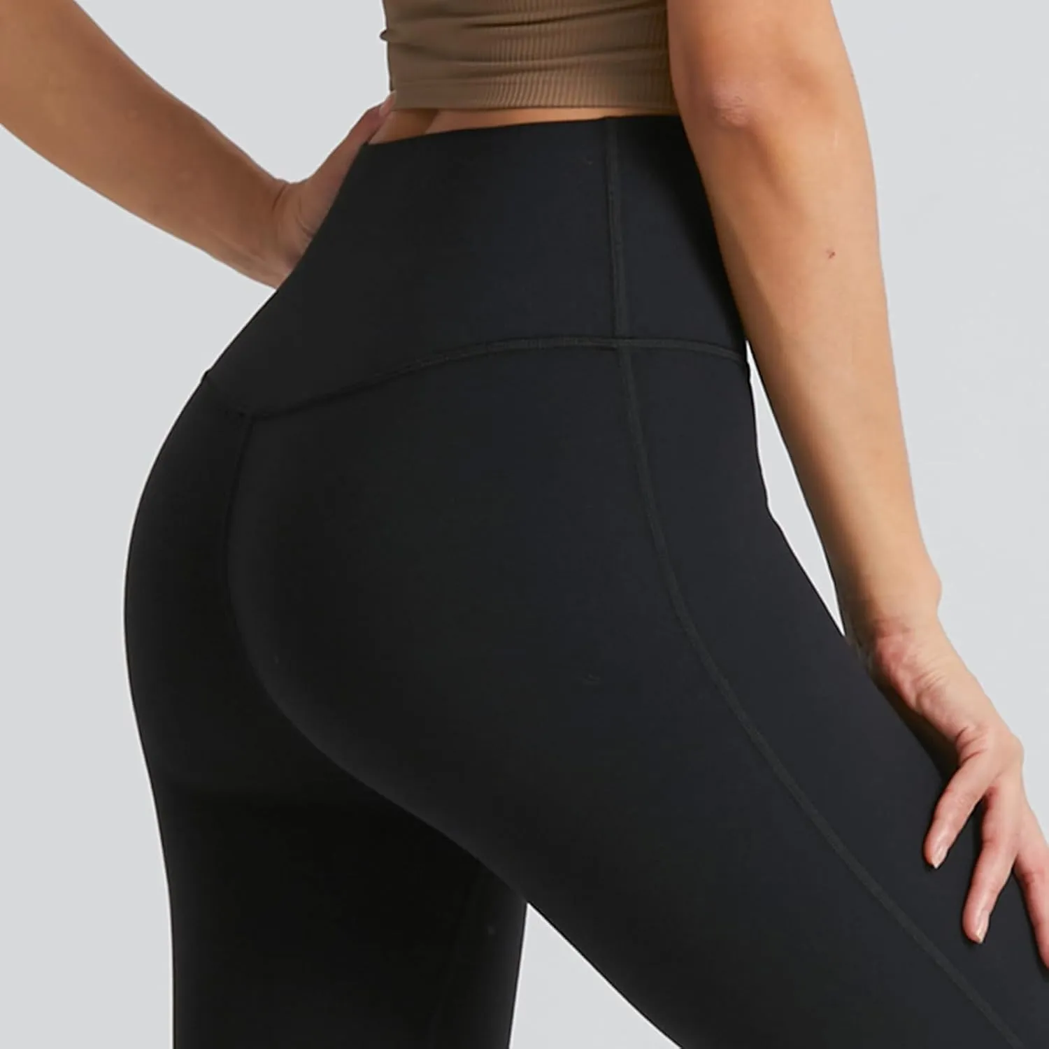 Flare Leggings, Women's Casual Bootleg Yoga Pants High Waisted Flare Workout Pants Leggings