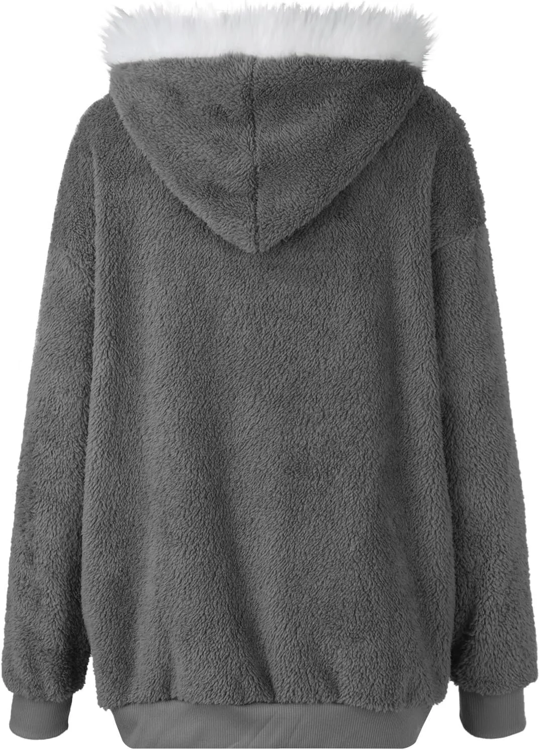 Fleece Jacket Women Sherpa-Lined Zip Up Long Sleeve Zip Up Hoodie Women Winter Jackets For Women Fall Jackets For Women 2024