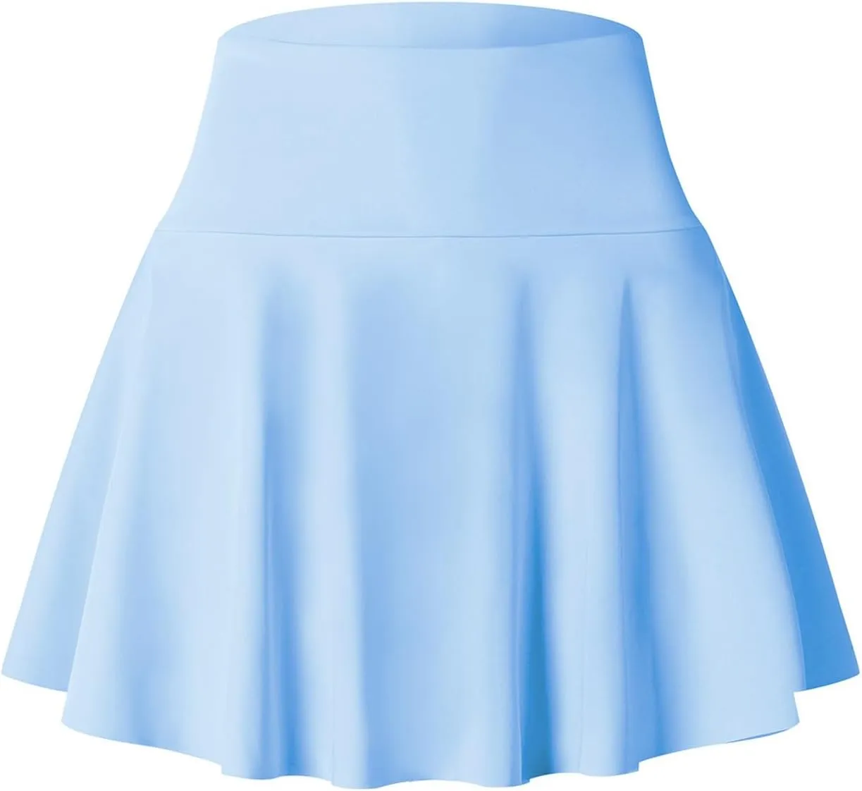 FlekmanArt Tennis Skirt for Women with Pockets Shorts Crossover High Waisted Pleated Golf Skorts Athletic Workout Skirts