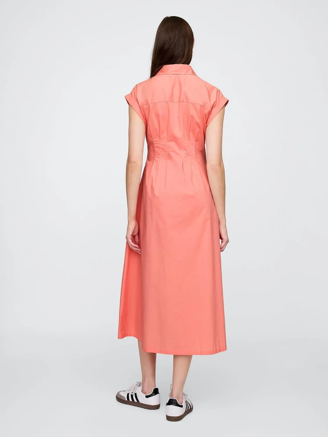 GAP Women's Maxi Shirt Dress
