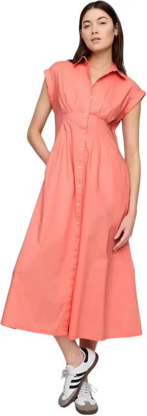 GAP Women's Maxi Shirt Dress