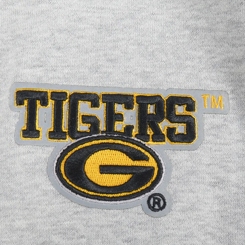 GRAMBLING STATE UNIVERSITY CLASSIC FLEECE CROPPED PULLOVER HOODIE (HEATHER GREY)