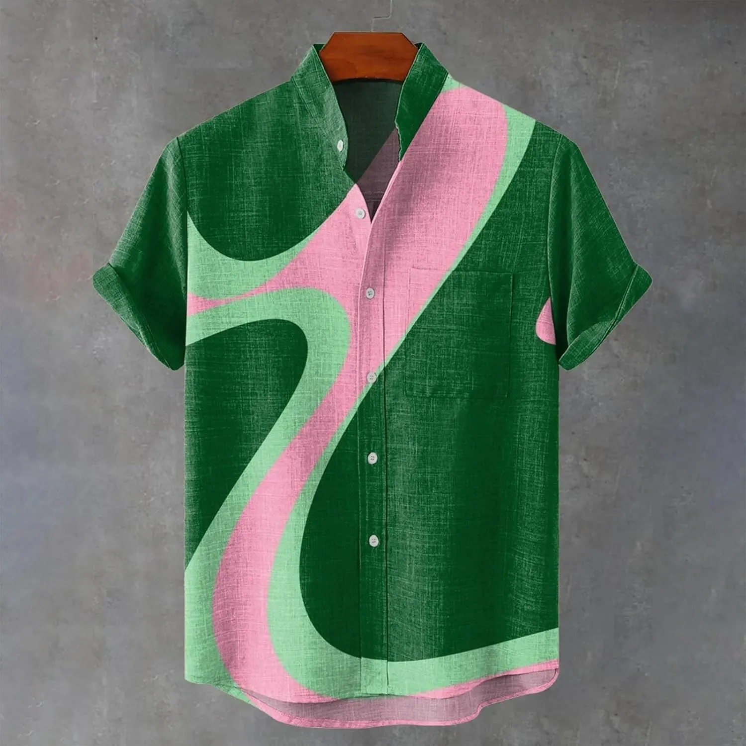 Hawaiian Shirt for Men Collar Shirt Short Sleeve Casual Shirts Down Shirt for Men Beach Vacation Outfits Cruise