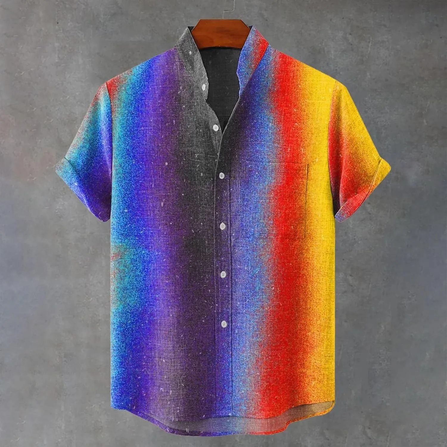 Hawaiian Shirt for Men Collar Shirt Short Sleeve Casual Shirts Down Shirt for Men Beach Vacation Outfits Cruise