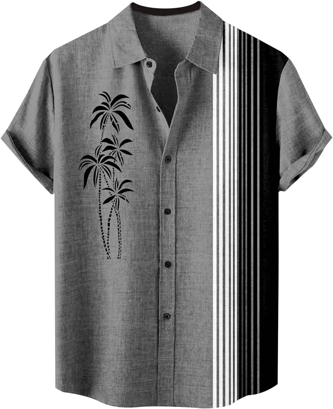 Hawaiian Shirt for Men for Men's Valentines Day Button Shirt Boys Valentines Hawaiian Shirt Bowling Shirt Mens St.