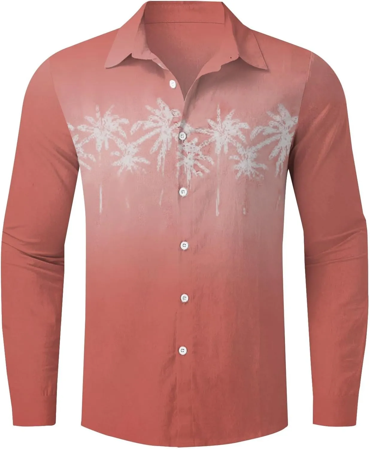 Hawaiian Shirt Men Sleeve Beach Coconut Print Shirt Top Vacation Cruise Hawaii Summer Clothes Funny Hawaiian Shirt
