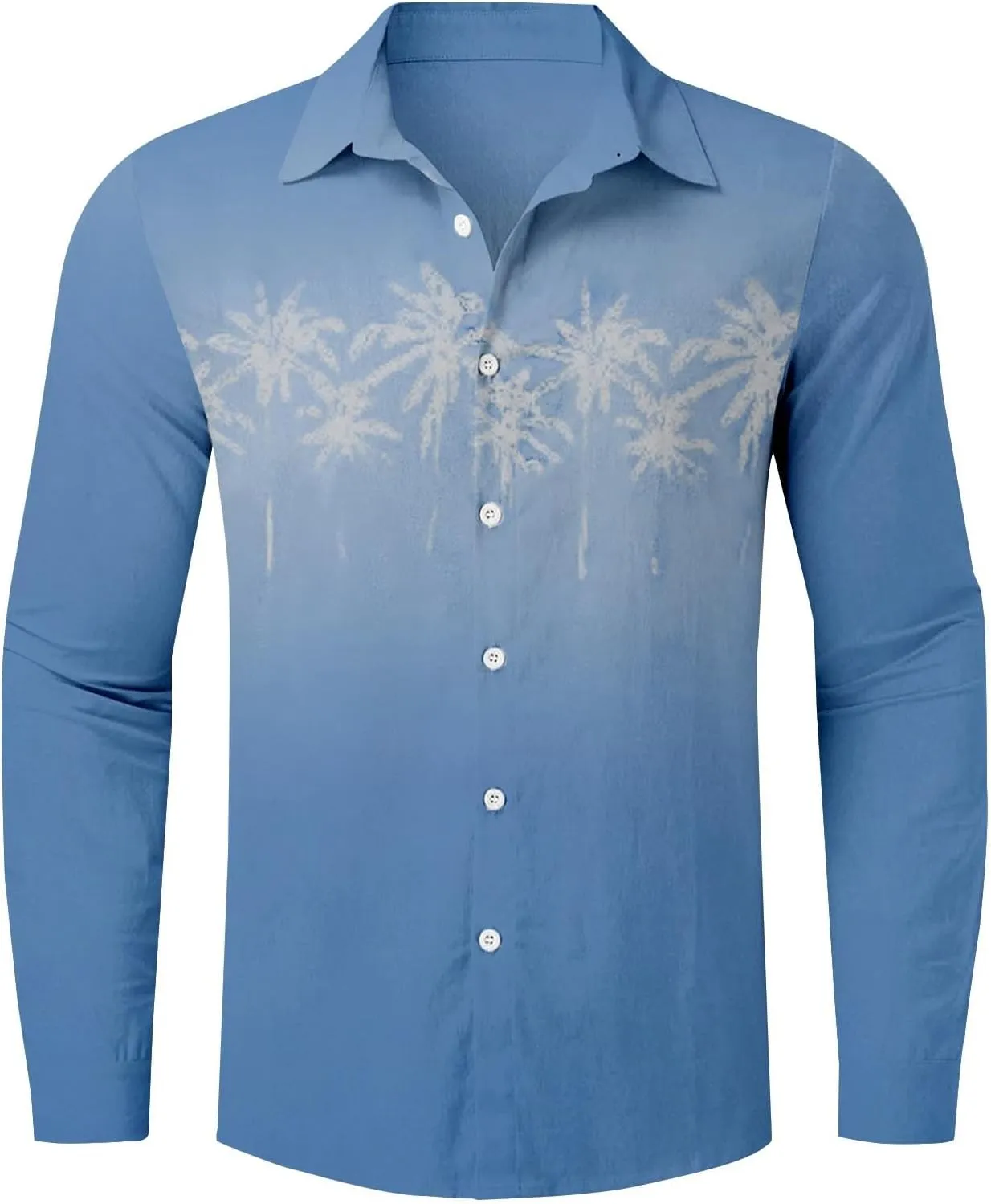 Hawaiian Shirt Men Sleeve Beach Coconut Print Shirt Top Vacation Cruise Hawaii Summer Clothes Funny Hawaiian Shirt