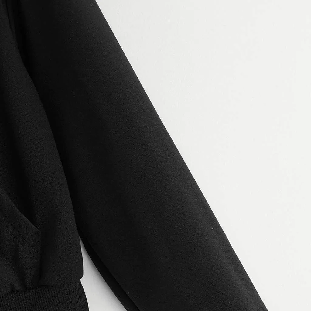 Hoodies for Women Cropped Zip up Hoodie Trendy Long Sleeve Sweatshirts Casual Comfy Workout Jacket with Pocket