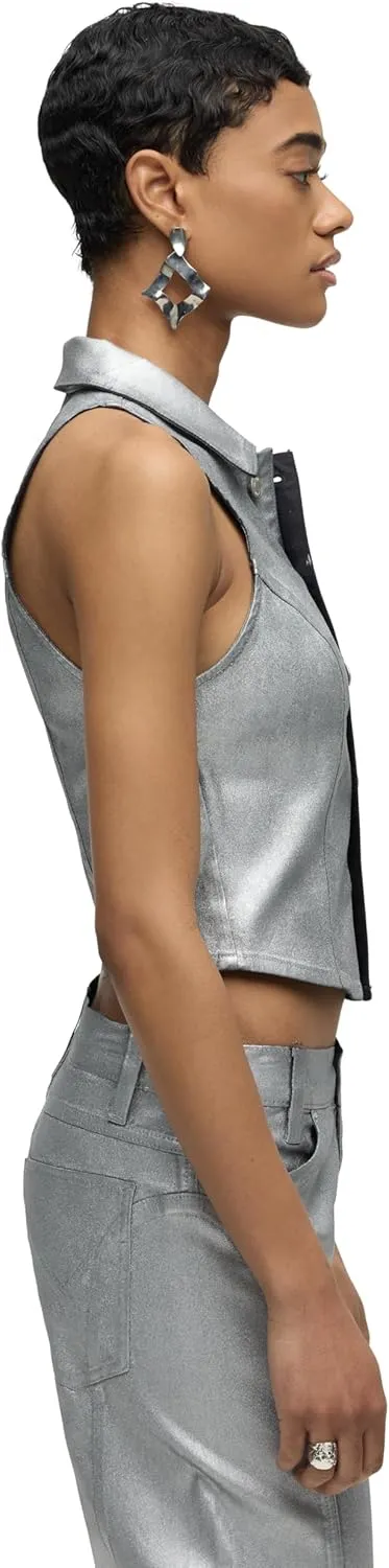 HUDSON Women's Denim Halter Vest