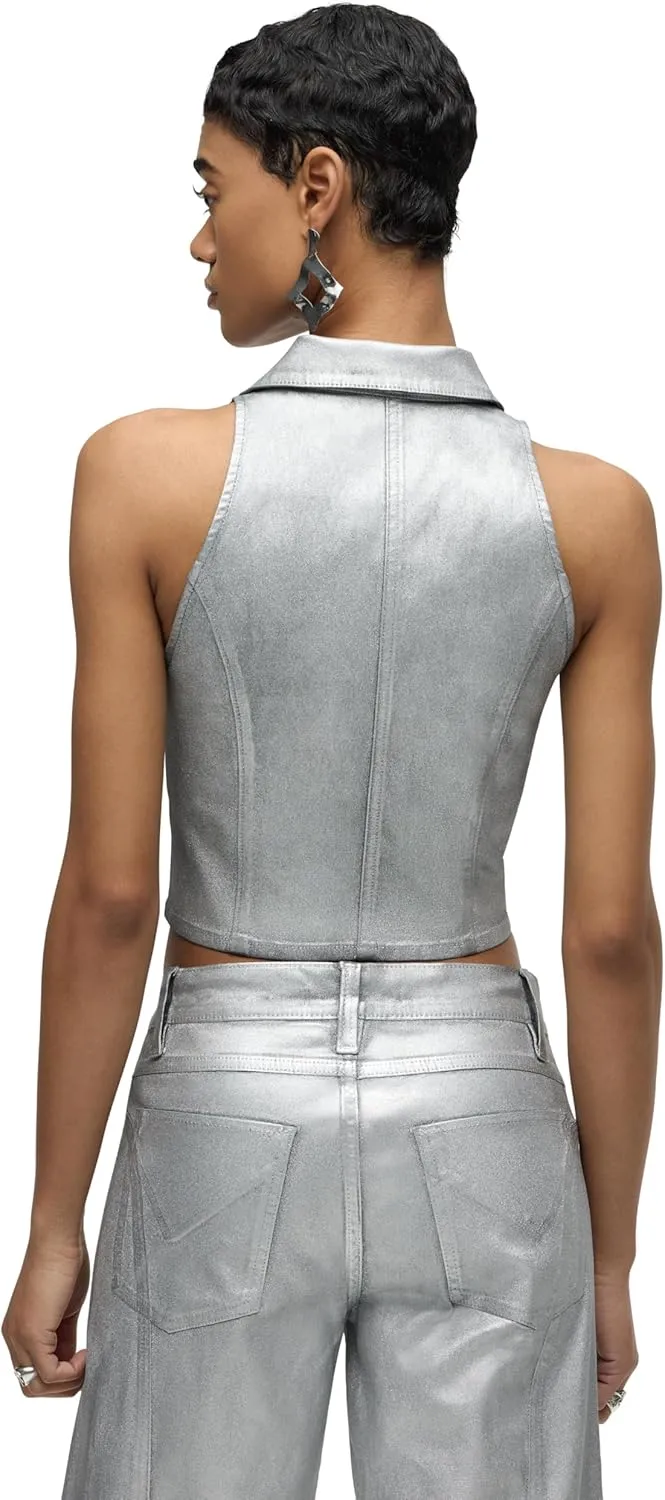 HUDSON Women's Denim Halter Vest