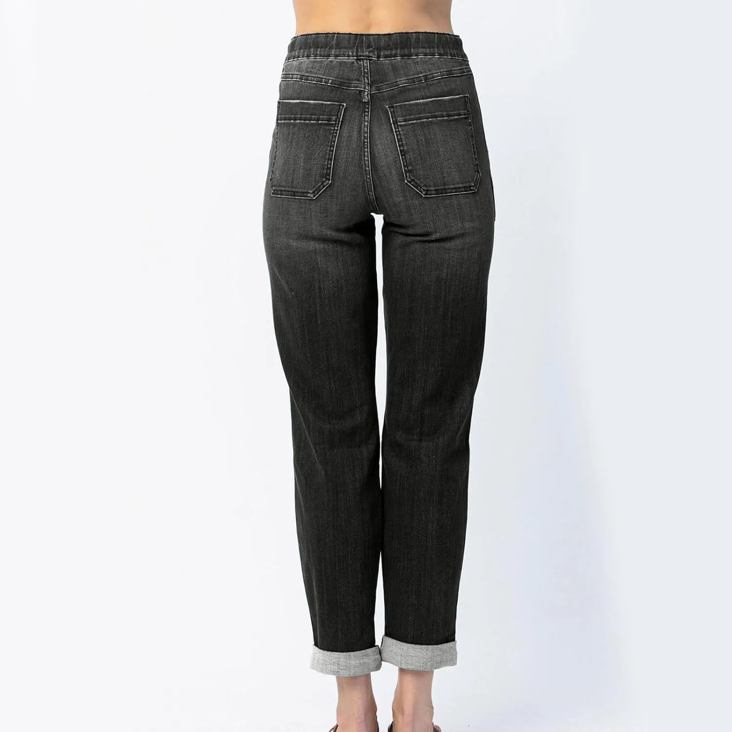 Jeans for Women Trendy High Waisted Stretchy Jeans Butt Lifting Tummy Control Jeans Stretch Boot Cut Denim Pants
