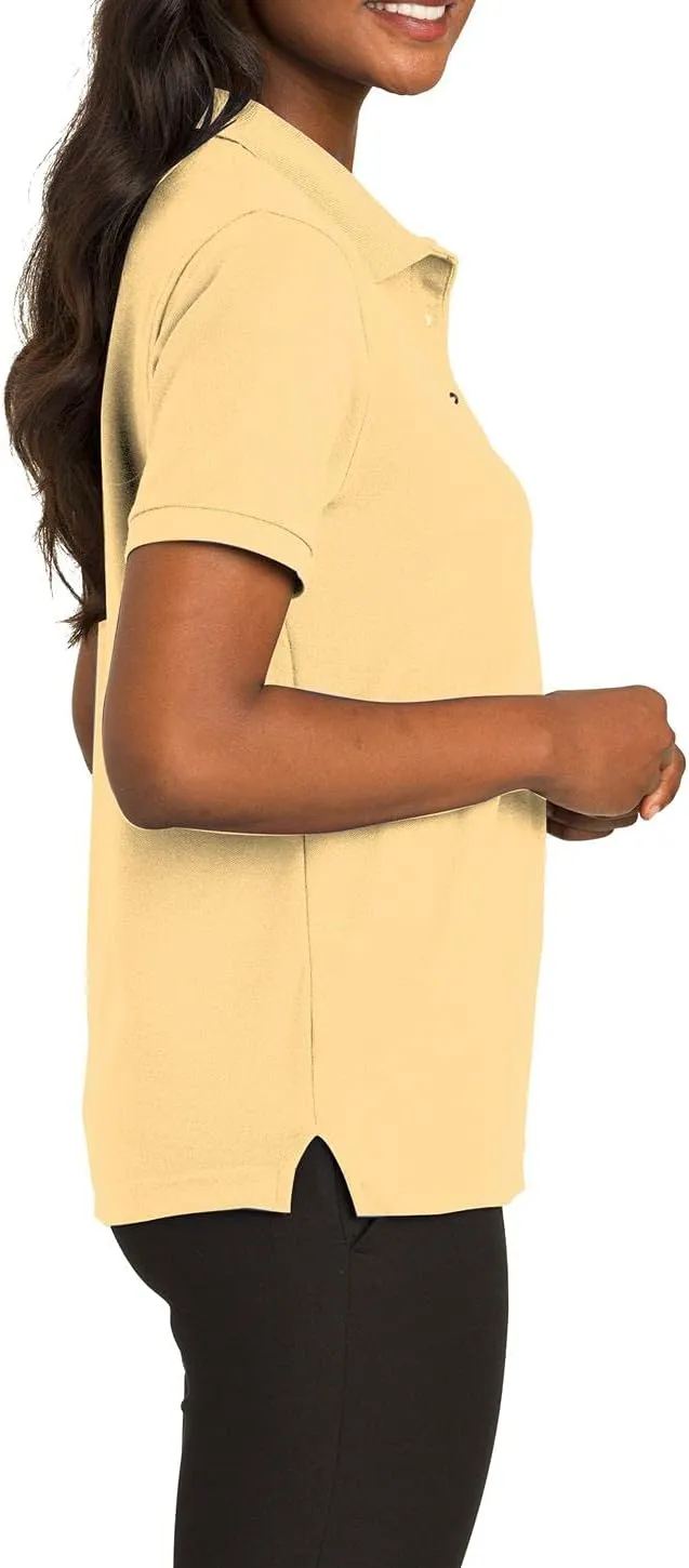 JustBlanks Polo Shirt for Women Short-Sleeves Polo Shirt Polo Tee Womens Polo Shirt Lightweight Golf Polo Shirt