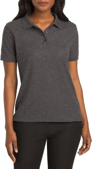 JustBlanks Polo Shirt for Women Short-Sleeves Polo Shirt Polo Tee Womens Polo Shirt Lightweight Golf Polo Shirt