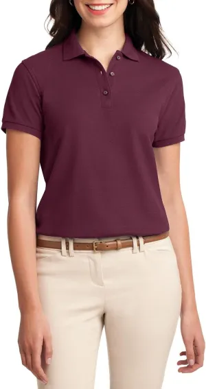 JustBlanks Polo Shirt for Women Short-Sleeves Polo Shirt Polo Tee Womens Polo Shirt Lightweight Golf Polo Shirt