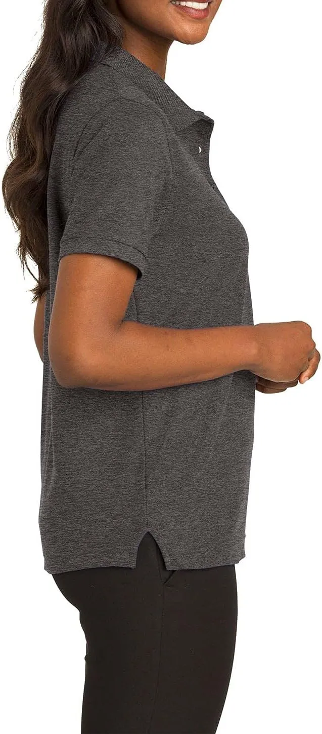 JustBlanks Polo Shirt for Women Short-Sleeves Polo Shirt Polo Tee Womens Polo Shirt Lightweight Golf Polo Shirt
