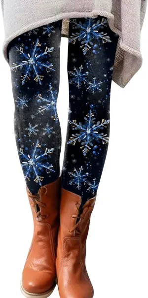 Leather Leggings for Women Leggings Artistic Splash Printed Soft Stretchy Pants Leather Leggings Tummy Control Soft