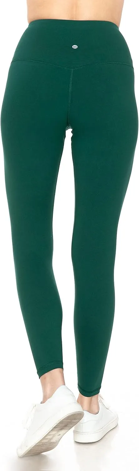 Leggings Depot Women's High Waist Workout Leggings Tummy Control Active Yoga Pants
