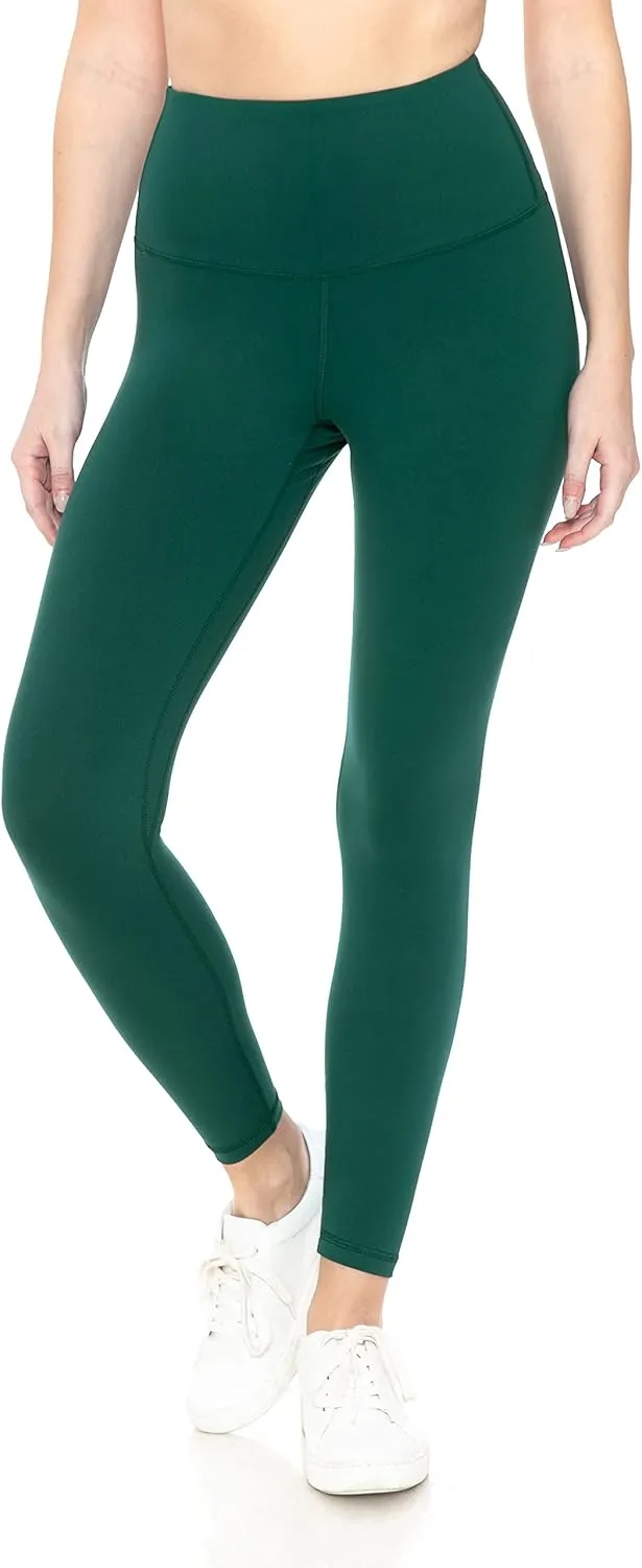 Leggings Depot Women's High Waist Workout Leggings Tummy Control Active Yoga Pants