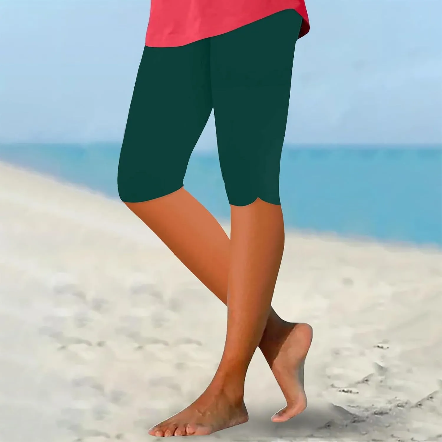 Leggings for Women Workout Casual Stretch Leggings Trousers Summer Elastic Pants Athletic Sweatpants