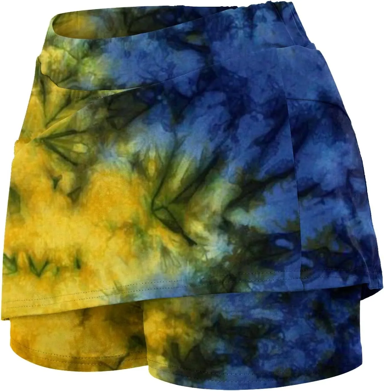 Lightweight High Waist Mid Waist Culottes Short Skirts Skinny Pants Mid Waist Tennis Skirts Lightweight Skirt