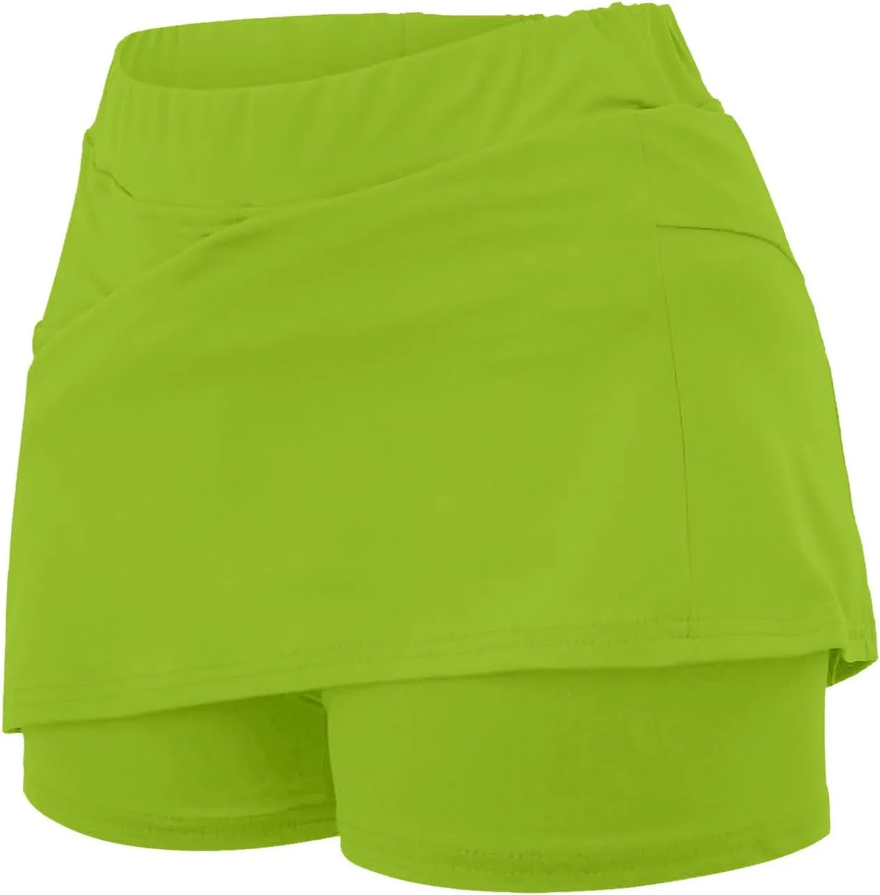 Lightweight High Waist Mid Waist Culottes Short Skirts Skinny Pants Plus Size Skorts for Women High Waist Swim