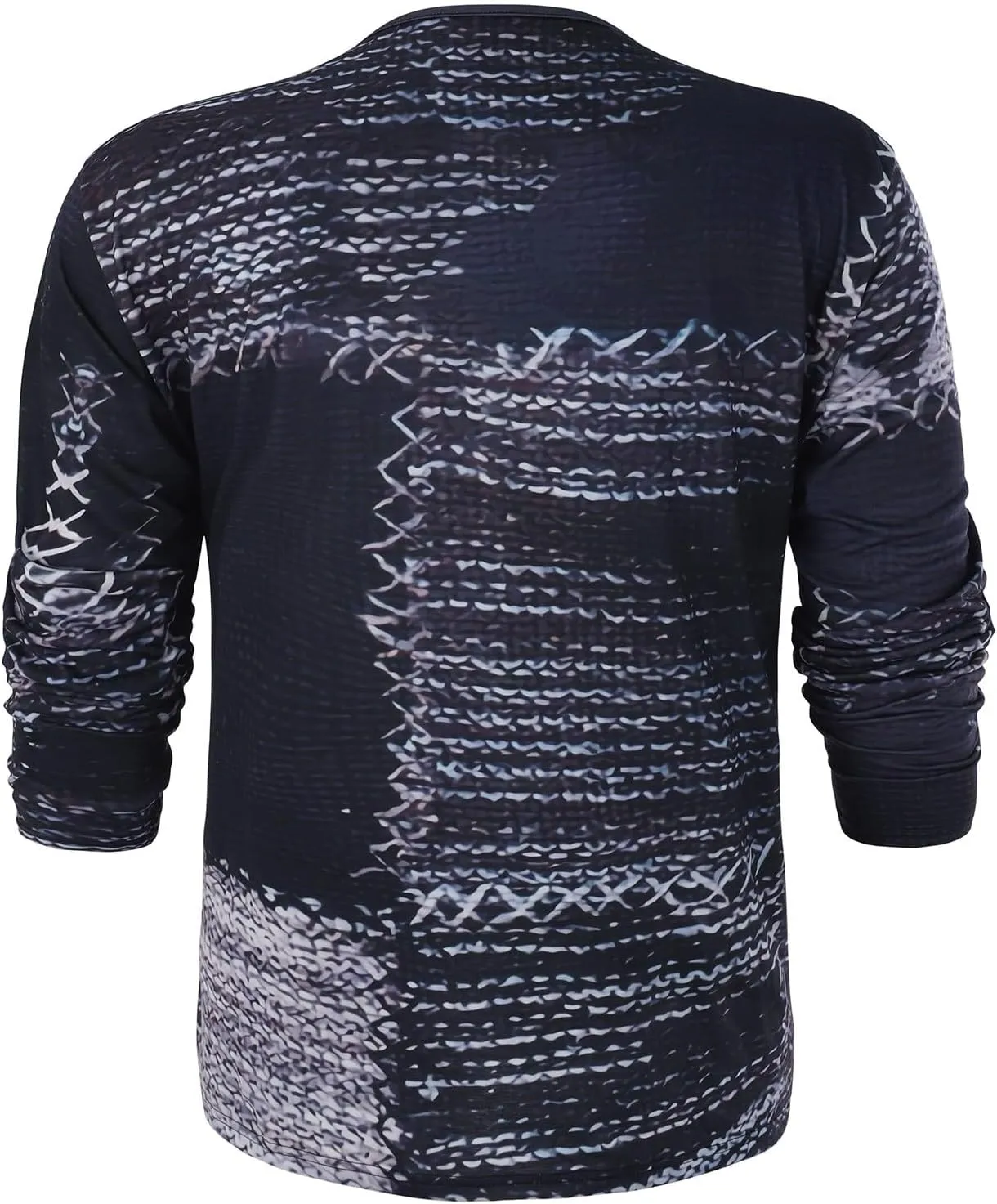 Lightweight Sweatshirts for Men Long Sleeve Button Down Shirt Waffle Plaid Shirt Untucked Henley Shirt Casual Shirt