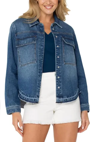 Liverpool Women's Split Back Denim Shirt Jacket