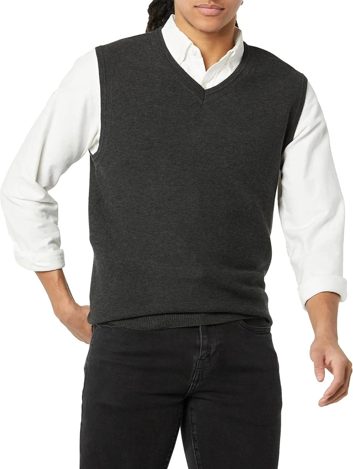 Men's 3D Knitted V-Neck Vest